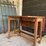 Solid wood table or console.