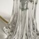 Art deco crystal star lamp base