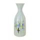 Porcelain vase hutschenreuther 1950s handpainted motif mediterranean city