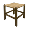 Art and crafts wood and rope stool