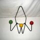 1950s Dupré-Hauser wall coat rack