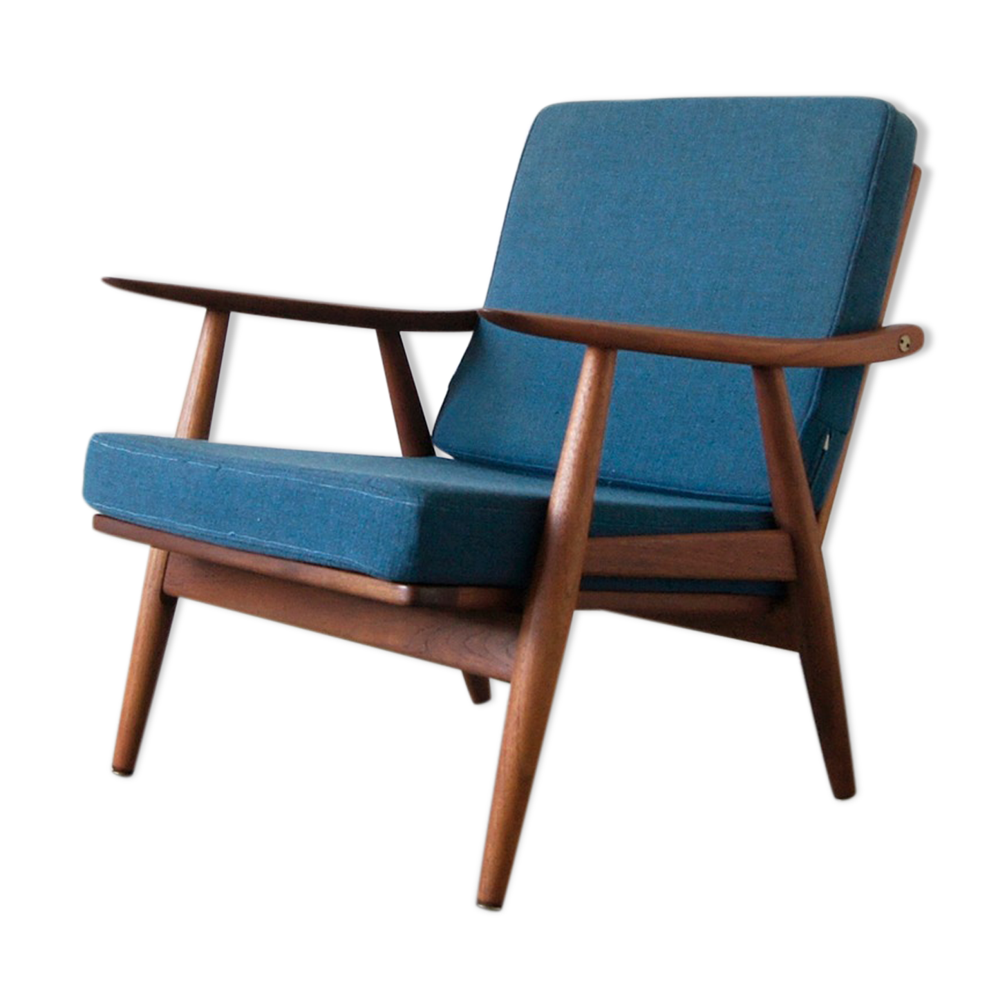 Scandinavian GE270 Lounge Chair in Solid Teak by Hans Wegner for Getama, 1960s