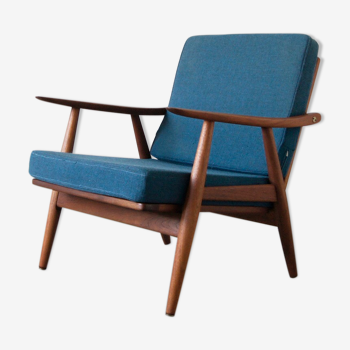 Scandinavian GE270 Lounge Chair in Solid Teak by Hans Wegner for Getama, 1960s