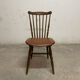 Vintage "Western" chair in dark wood