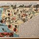 Old poster map of French West Africa Senegal Guinea Sudan - 1931
