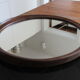 Vintage mirror, exotic wooden frame 50cm