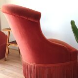 Paire de fauteuils crapauds