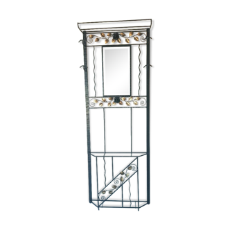 Vestiaire porte-manteaux art-déco.