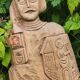 Wooden religious statuette