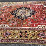 Indo-heriz Serapi Design, Geometric Carpet