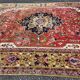 Indo-heriz Serapi Design, Geometric Carpet