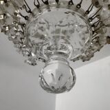 50s crystal hot air balloon ceiling light