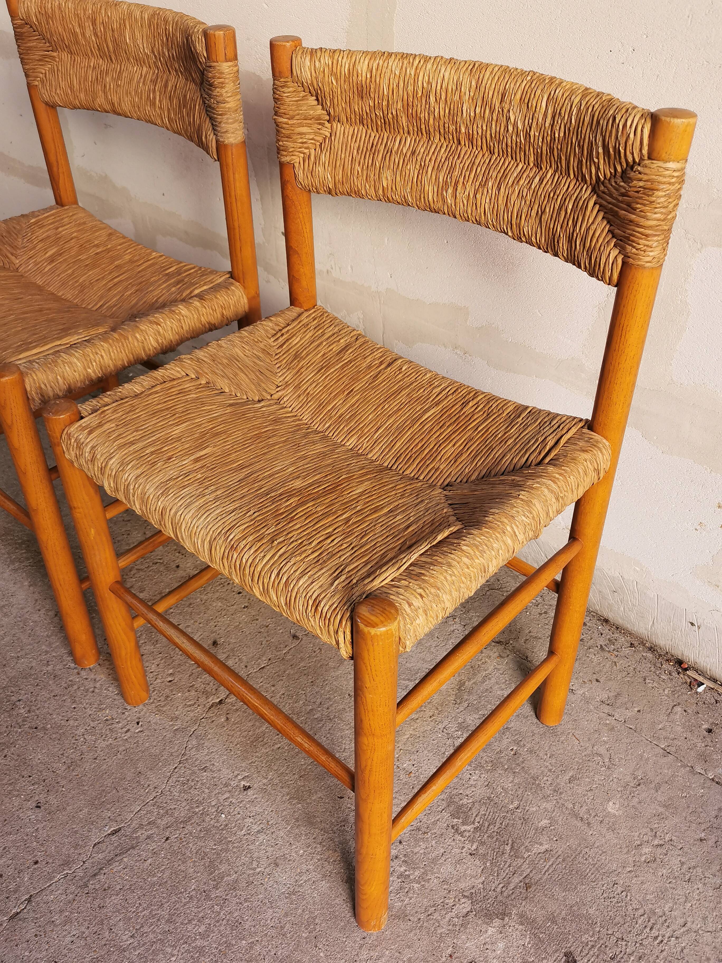 4 vintage chairs Dordogne model by Robert Sentou