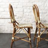 Parisian bistro table and chairs.