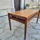 Table basse smorrebrod scandinave en teck vintage