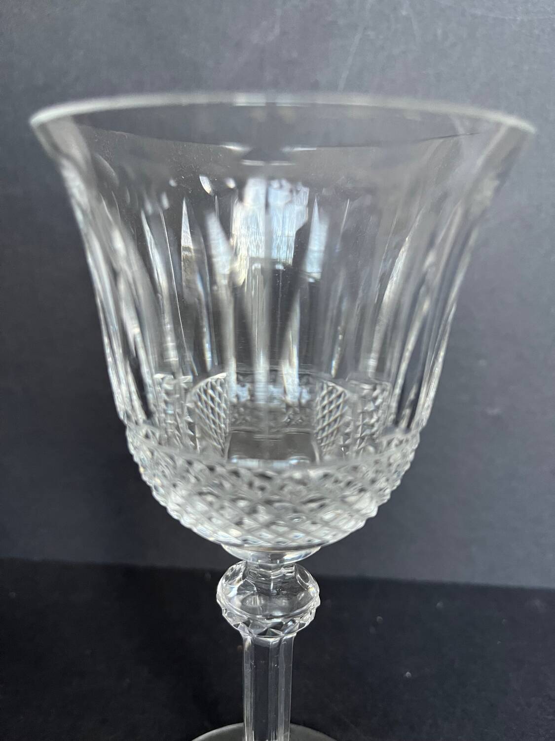 Saint Louis cut crystal glass Tommy model