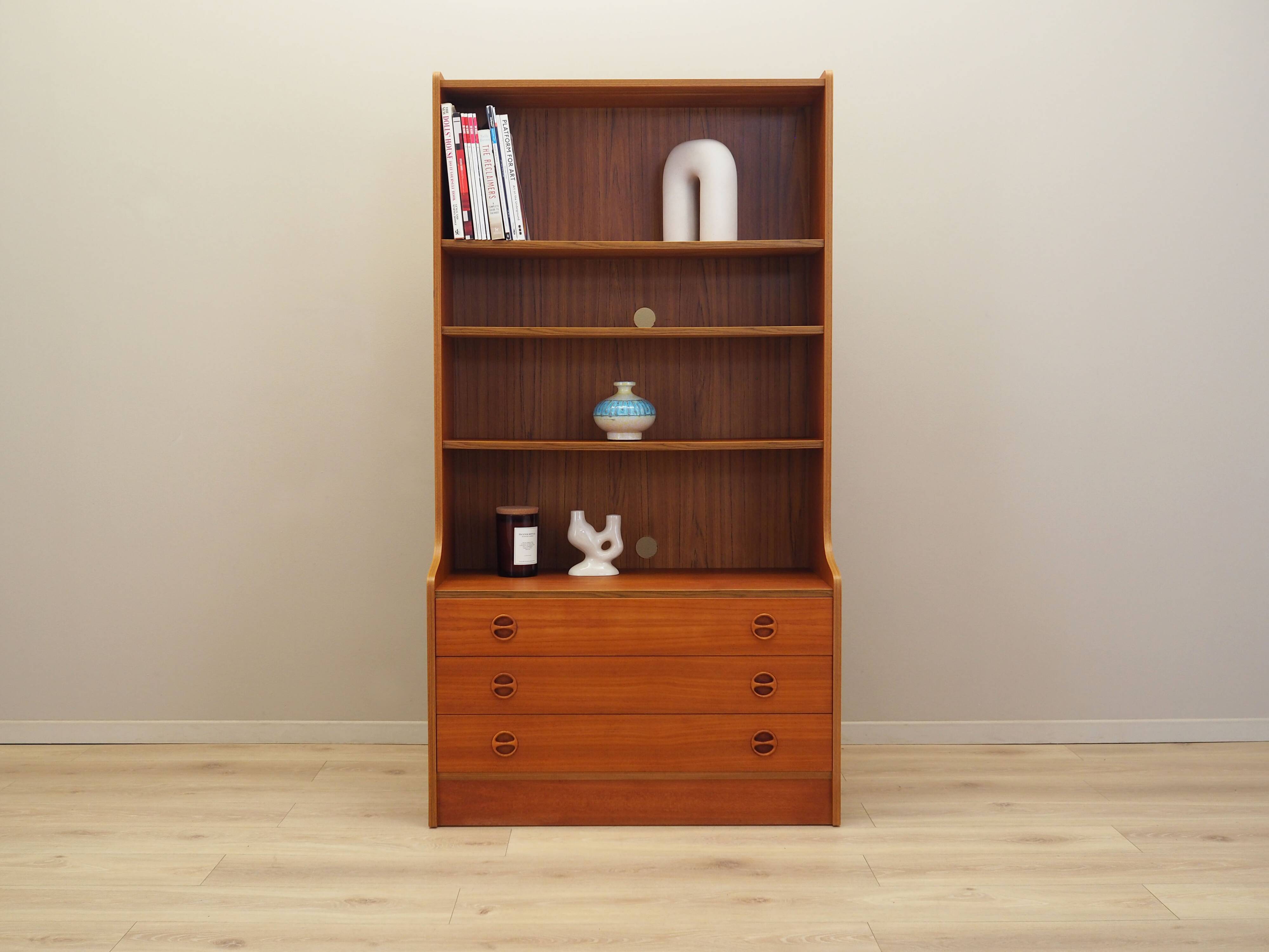 Teak bookcase, Danish design, 1960s, production: Denmark