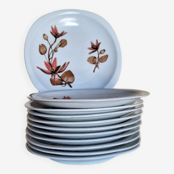 Sologne porcelain plates
