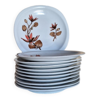 Sologne porcelain plates