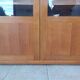 Vintage display bookcase in light oak