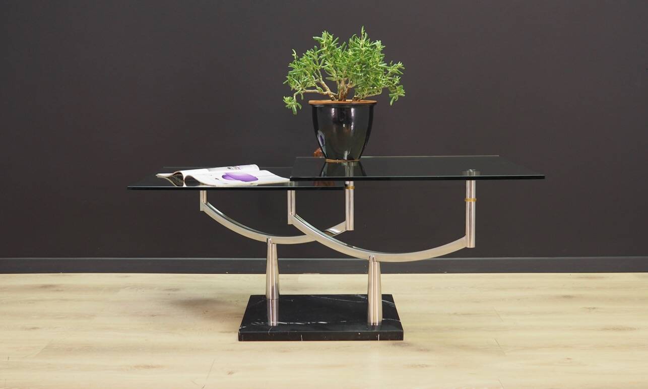 Metal coffee table, Danish design, 1990s, production: Denmark