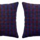 Set of 2 vintage kilim cushion covers 48x48 cm