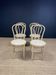 Set of 4 Thonet type bistro chairs light curved wood & Skaï GO IN Germany
