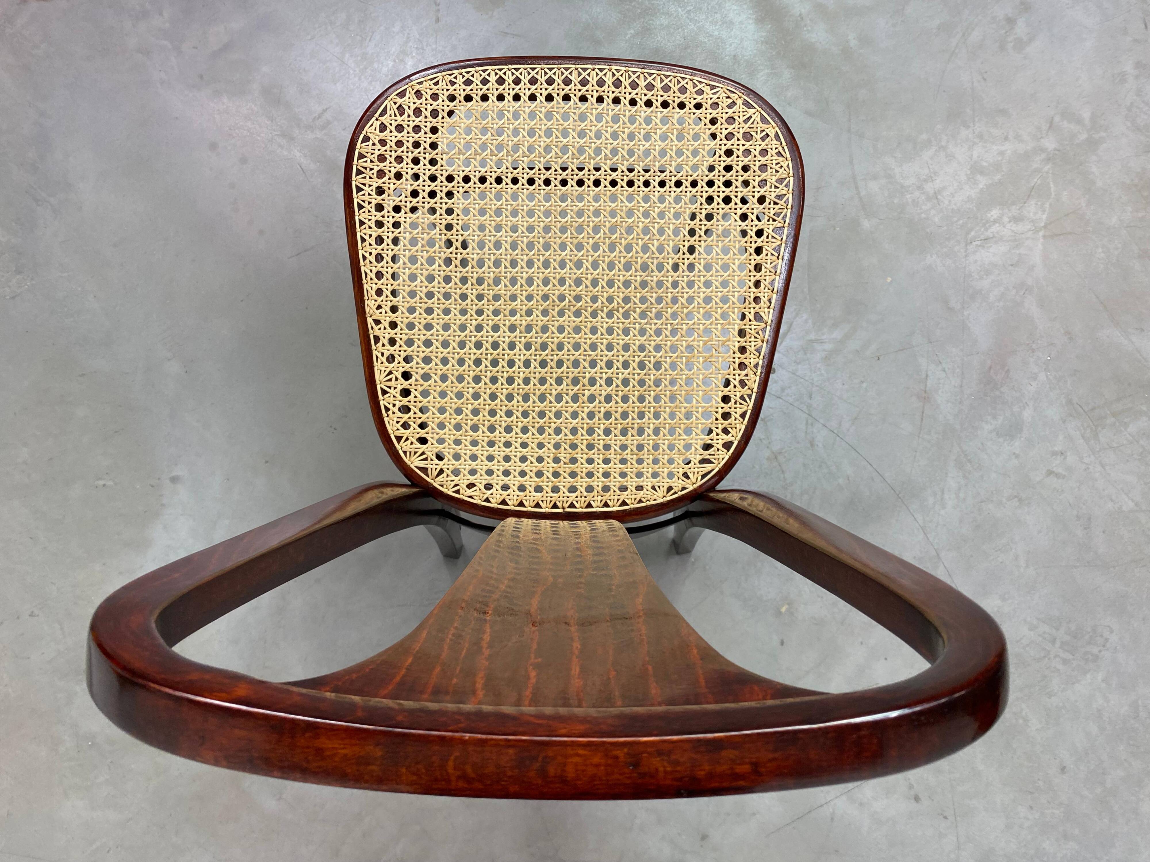 Dining chair Secession attributed to Otto Prutscher for Thonet.
