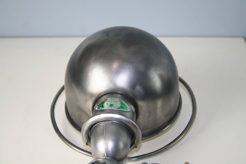 Jieldé graphite industrial wall lamp by Jean Louis Domecq