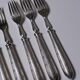 Dessert or entremets forks Mappin & Webb antique silver-plated
