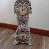 Desvres porcelain clock