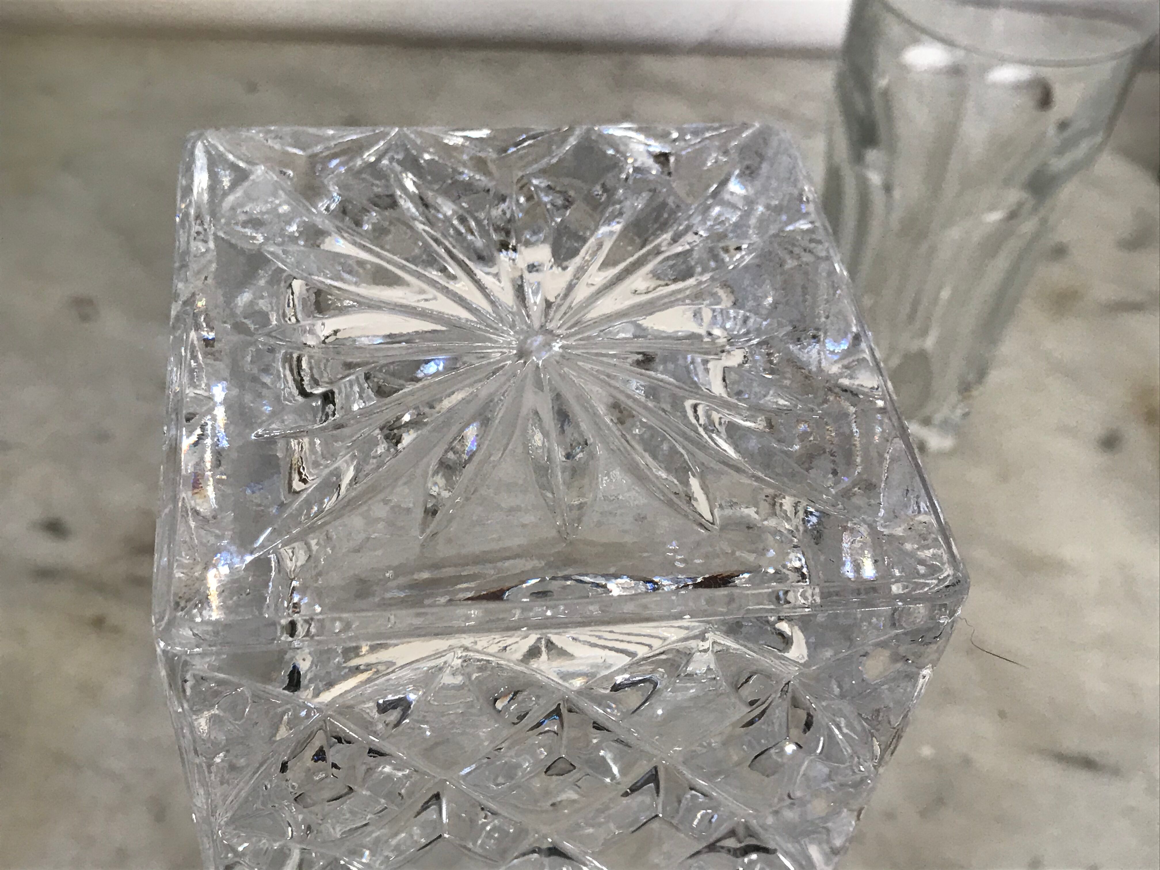 Crystal whisky carafe