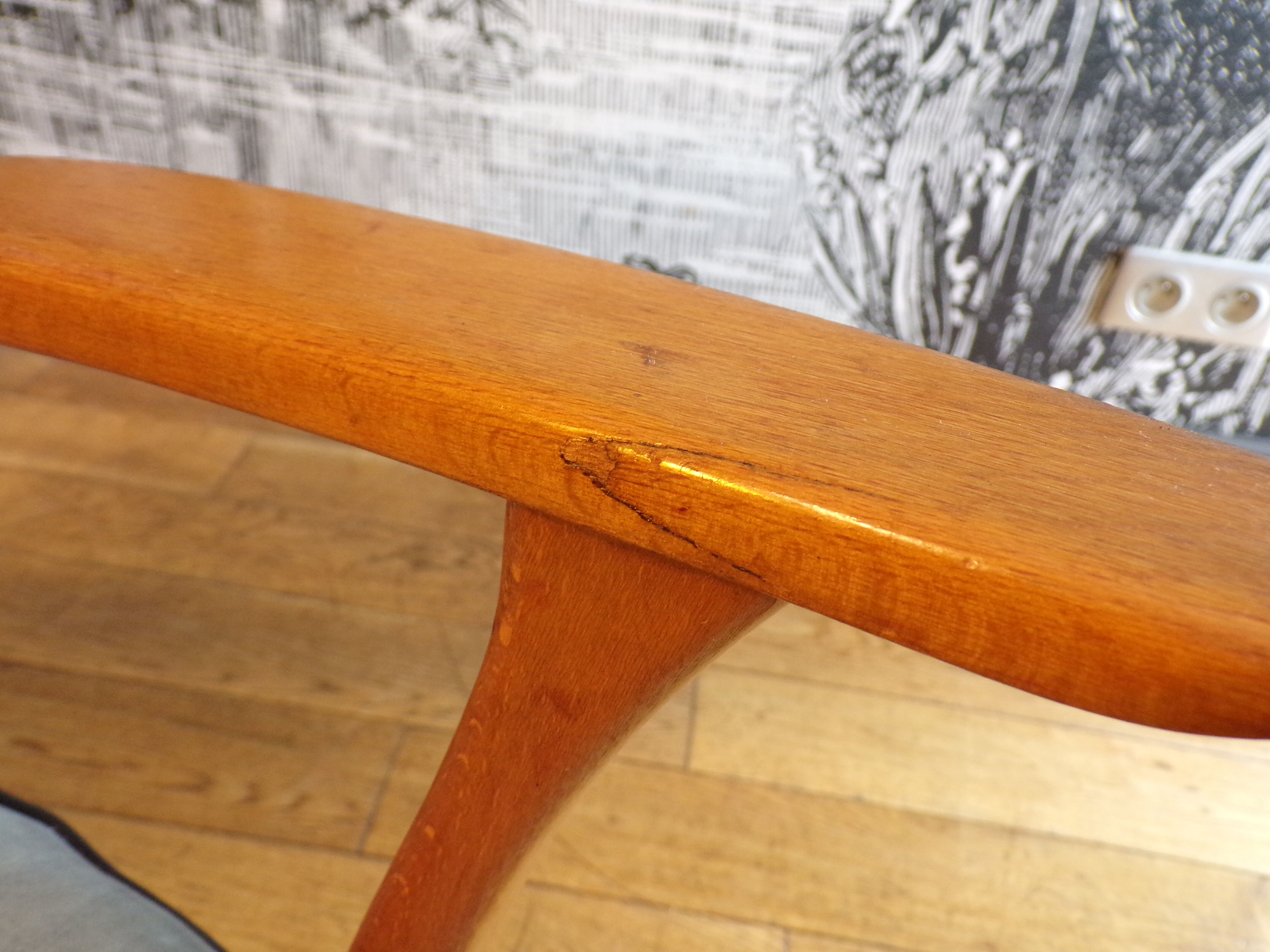 Vintage cocktail armchair 1950