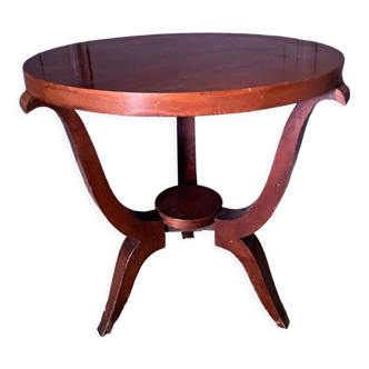 Art deco pedestal table tripod foot 1930
