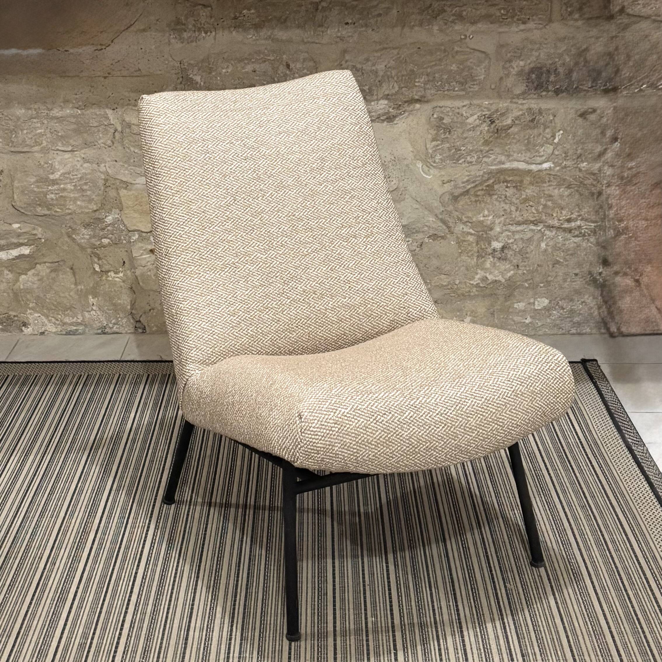 Pierre Guariche Steiner armchairs reupholstered