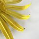 Vintage yellow metal flower wall light