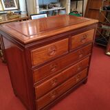Chest of drawers 60s in exotic wood