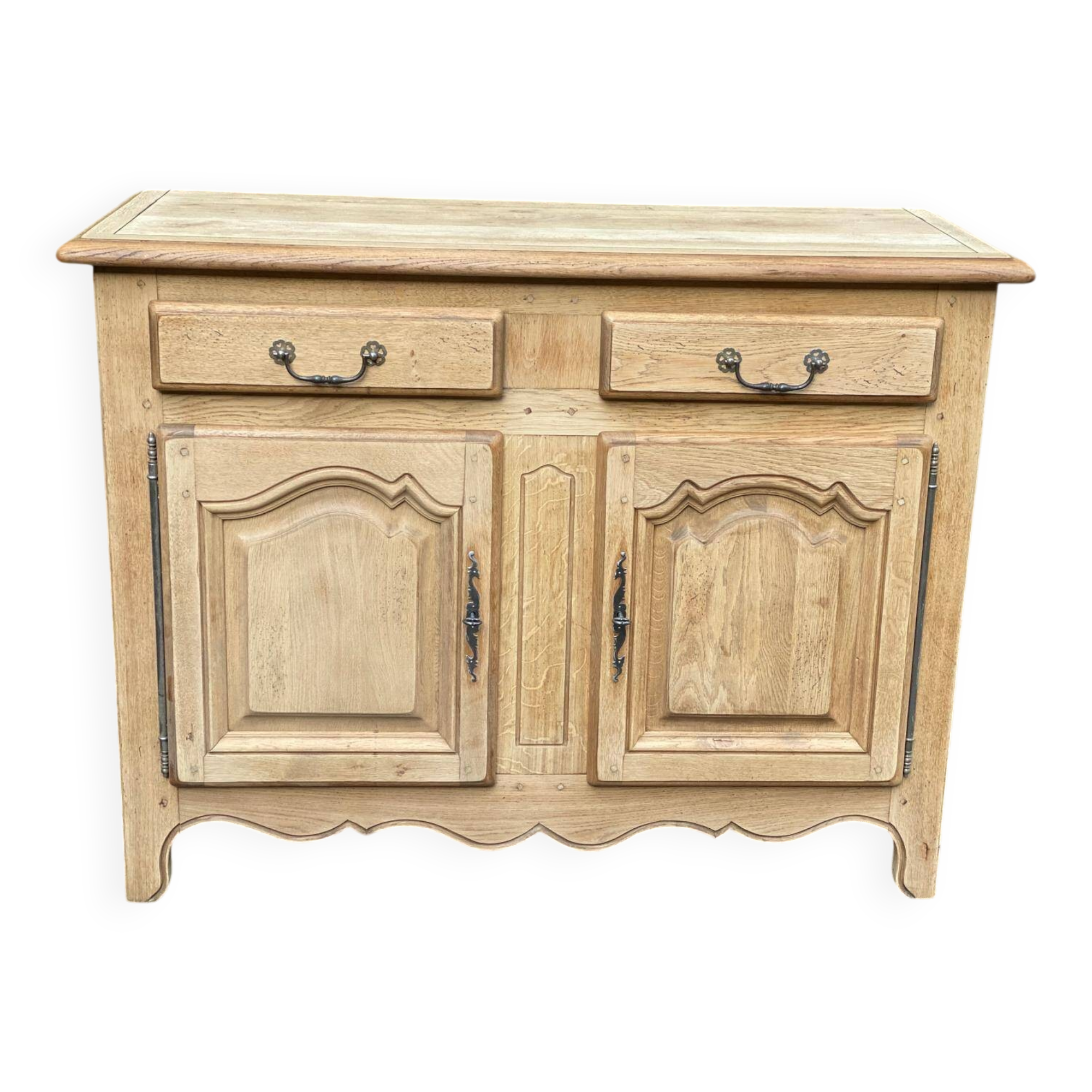 Renovated 19th century solid oak sideboard 140cm