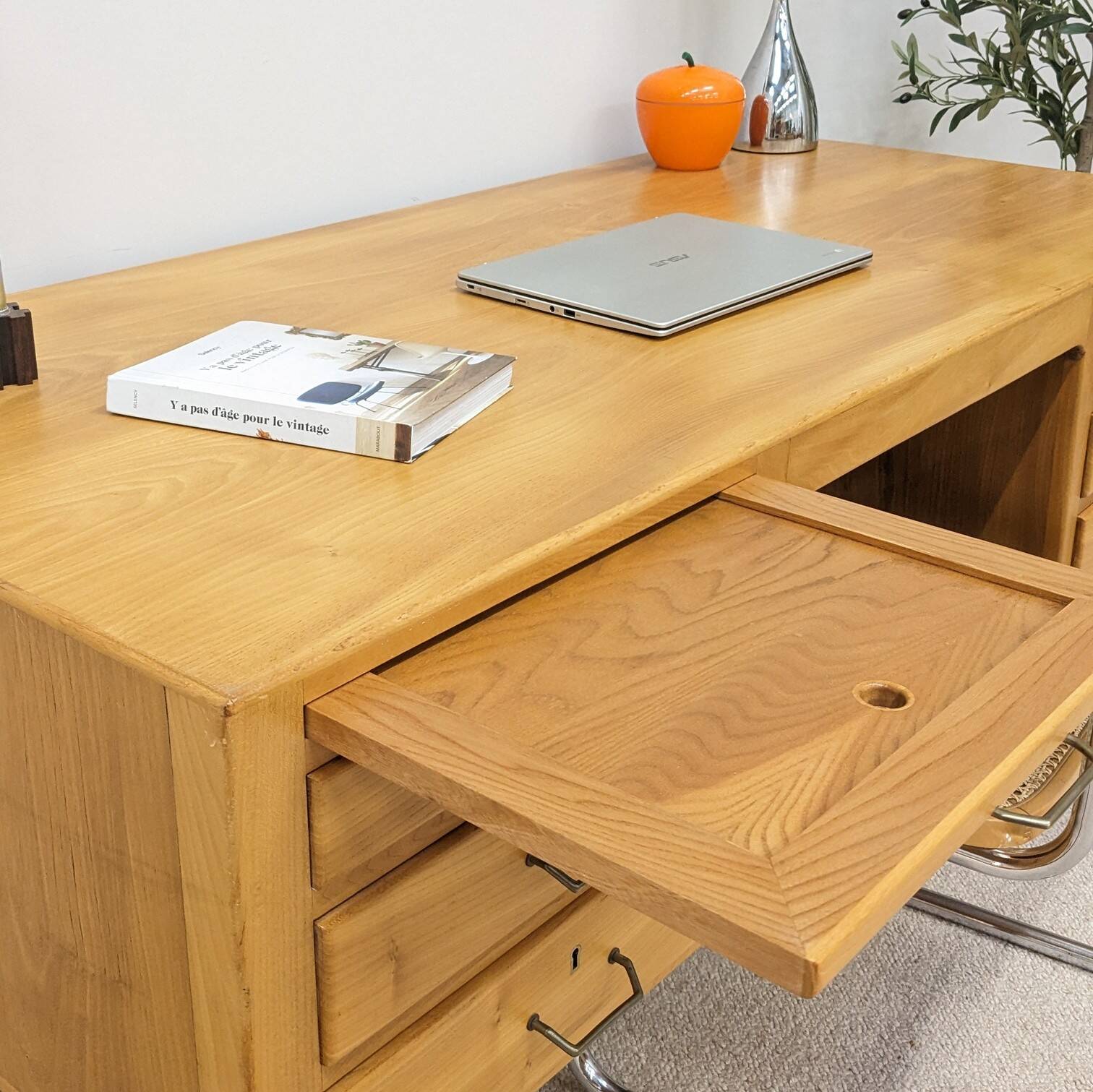 Vintage oak desk