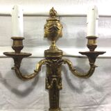 Paire d'applique en bronze st louis XVI