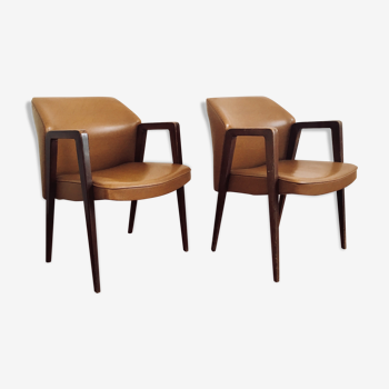 Pair of armchairs vintage by Zol