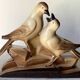 Sculpture céramique Art Deco oiseaux Charles Lemanceau