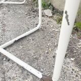 Pair of wire armchairs, 1980s