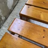Les Arcs stools and table  1960