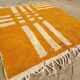 Handmade traditional pure wool Ourain carpet, size 150/250 cm.
