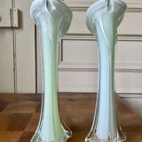 Pair of Murano style vases from the 60s