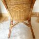 Vintage children's armchair in wicker and rattan