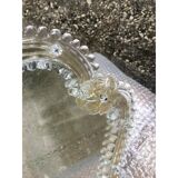 Venetian murano glass table mirror frame