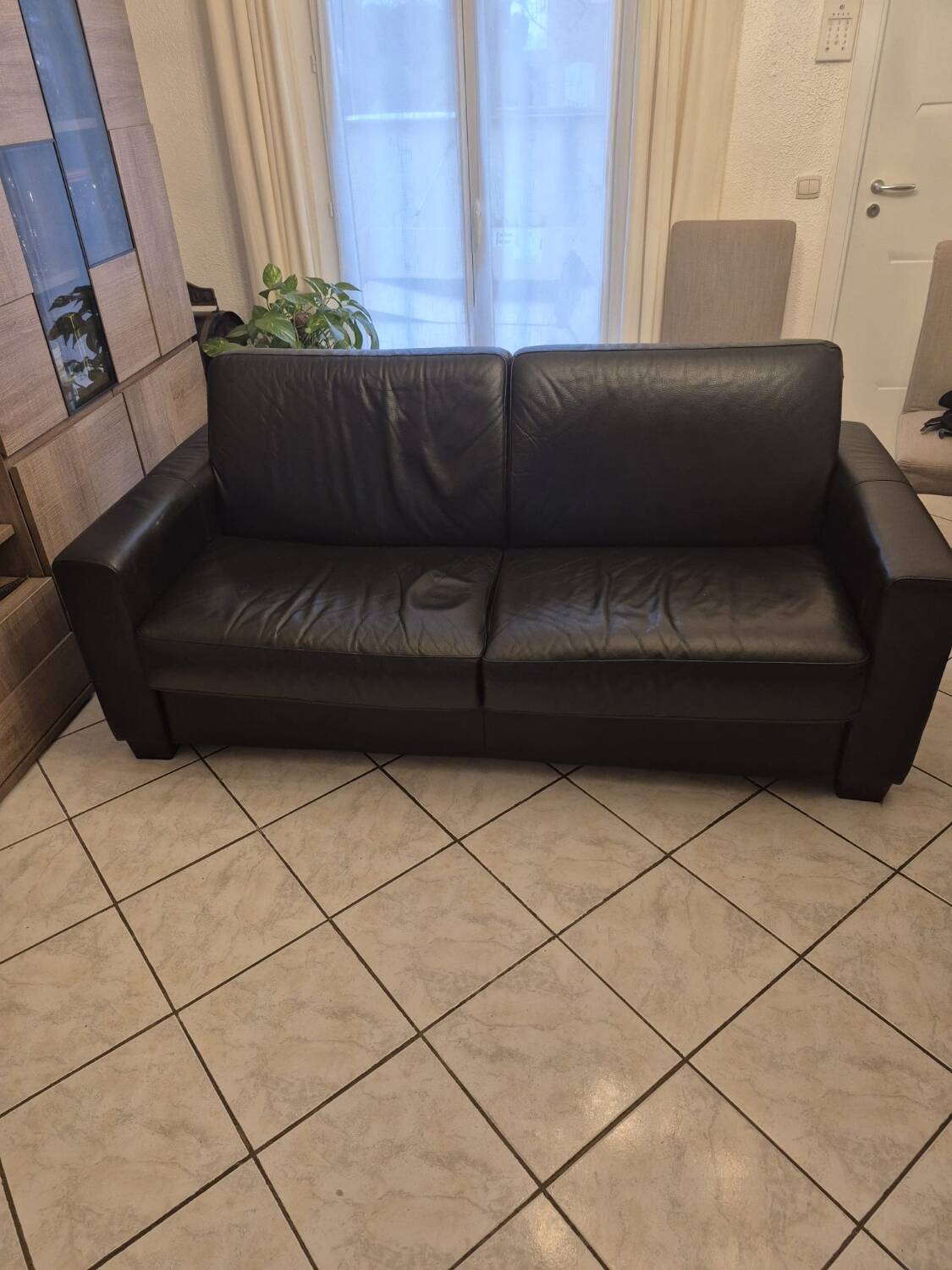 Leather sofa