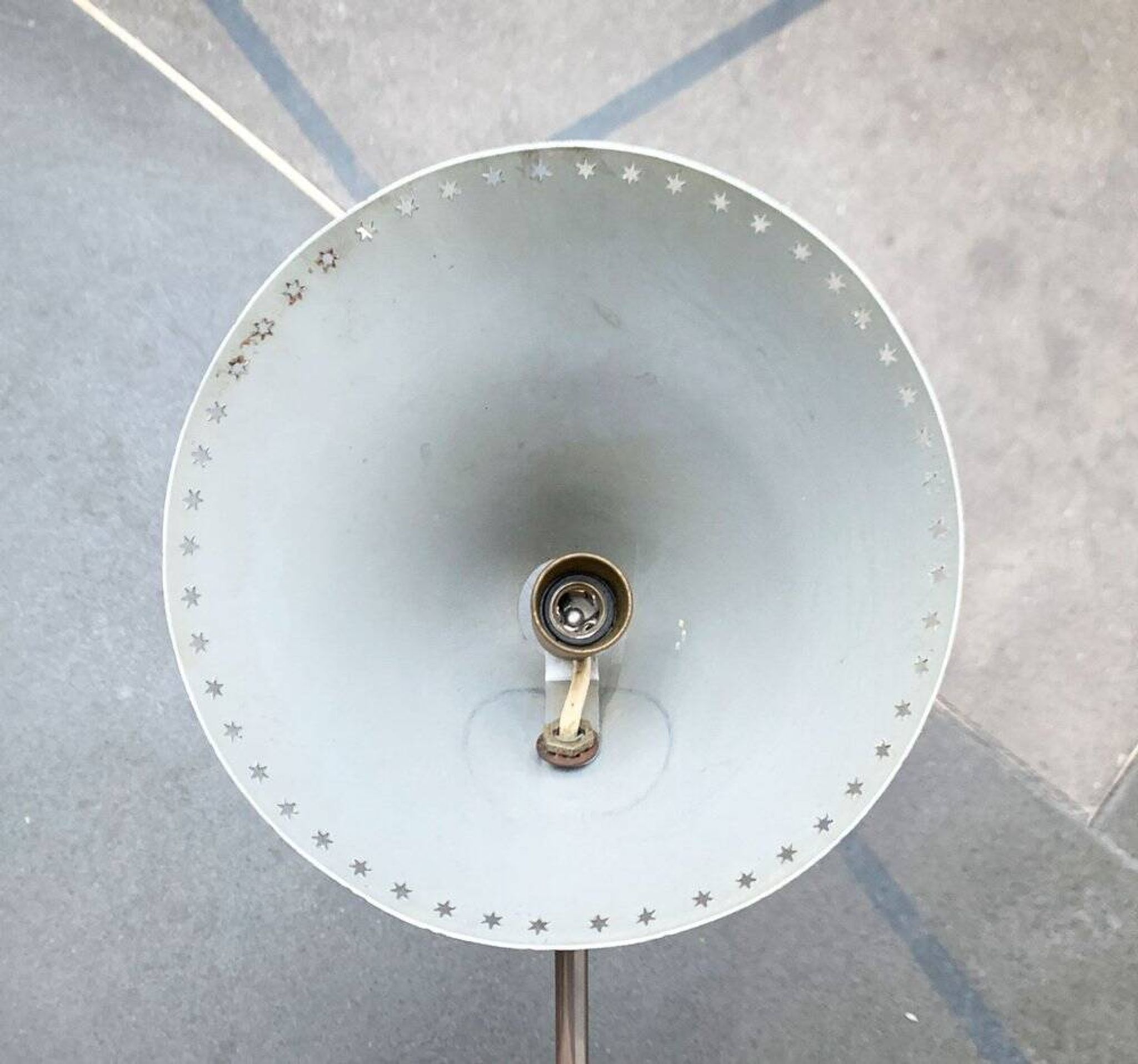 Mid-Century minimalist table or wall lamp Pinocchio by H. Busquet for Hala Zeist, 1950s